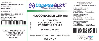 Fluconazole 150mg Carton (Ndc 68258 3036 1)